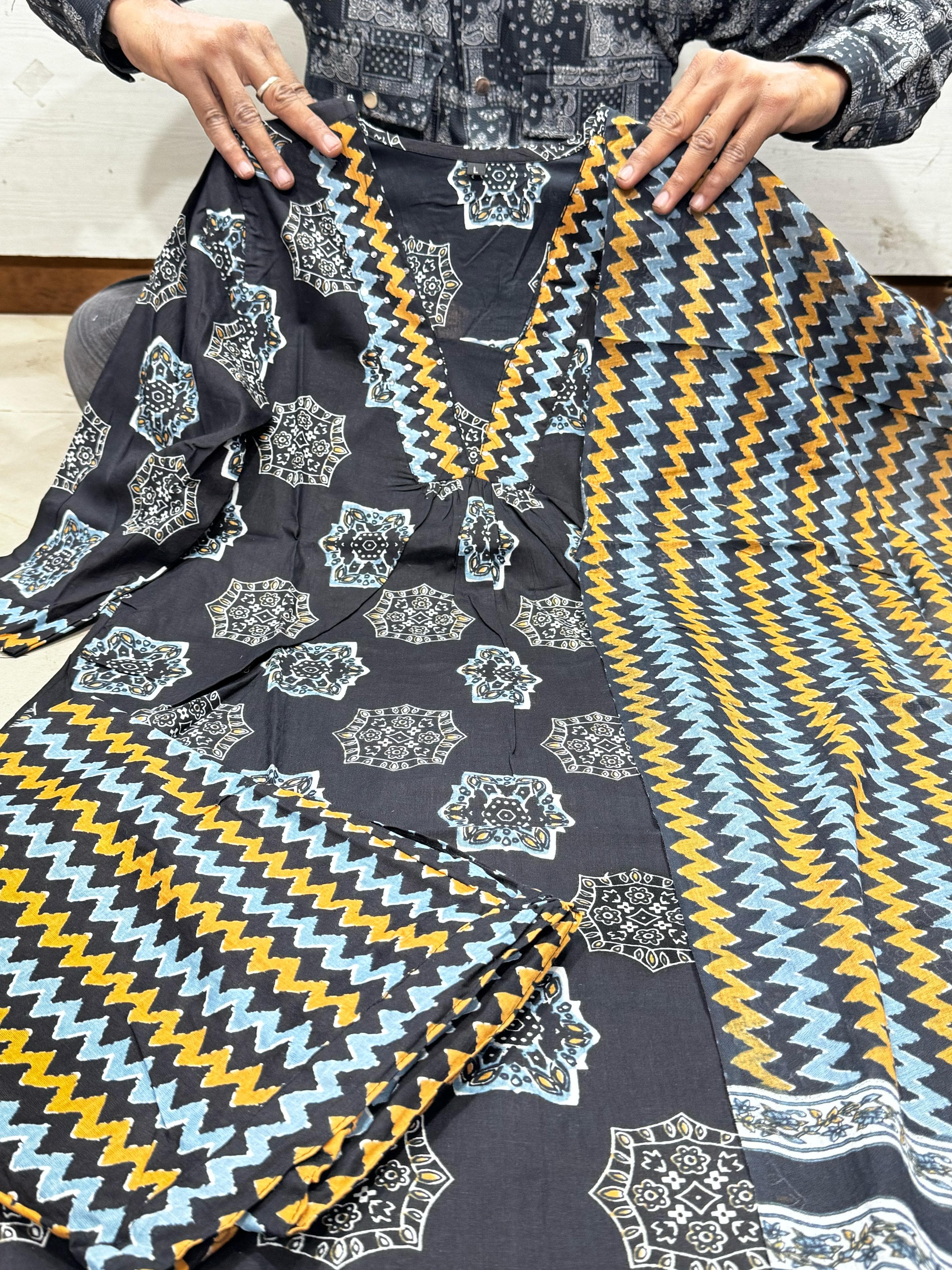 Handloom Cotton Kurti Sets for Women