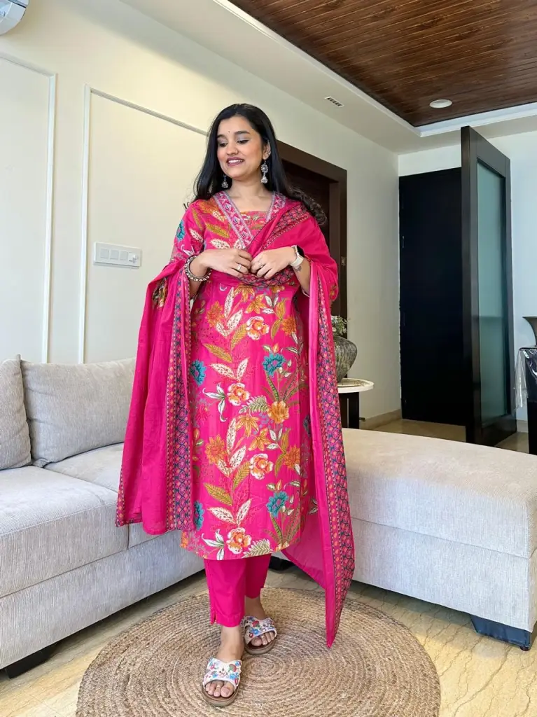  Summer Bloom Kurta Set