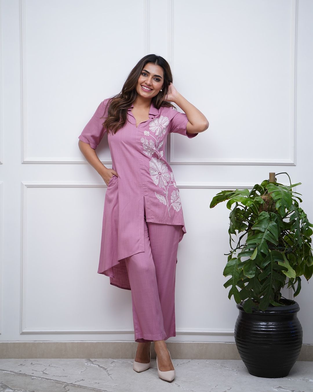  Embroidered Co-ord Set for Modern Elegance