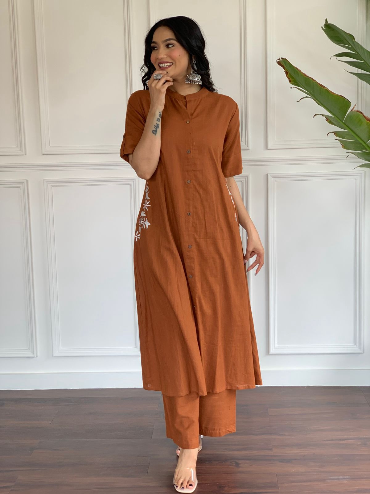 Cotton Co-ord Kurta Set for Women 