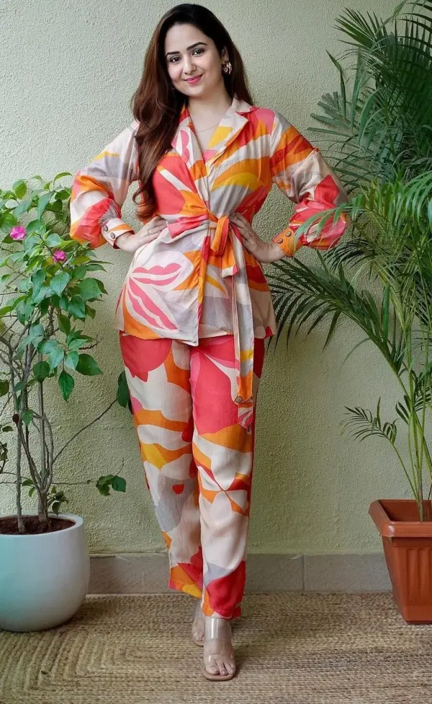 Solid Heavy Muslin Coord Set