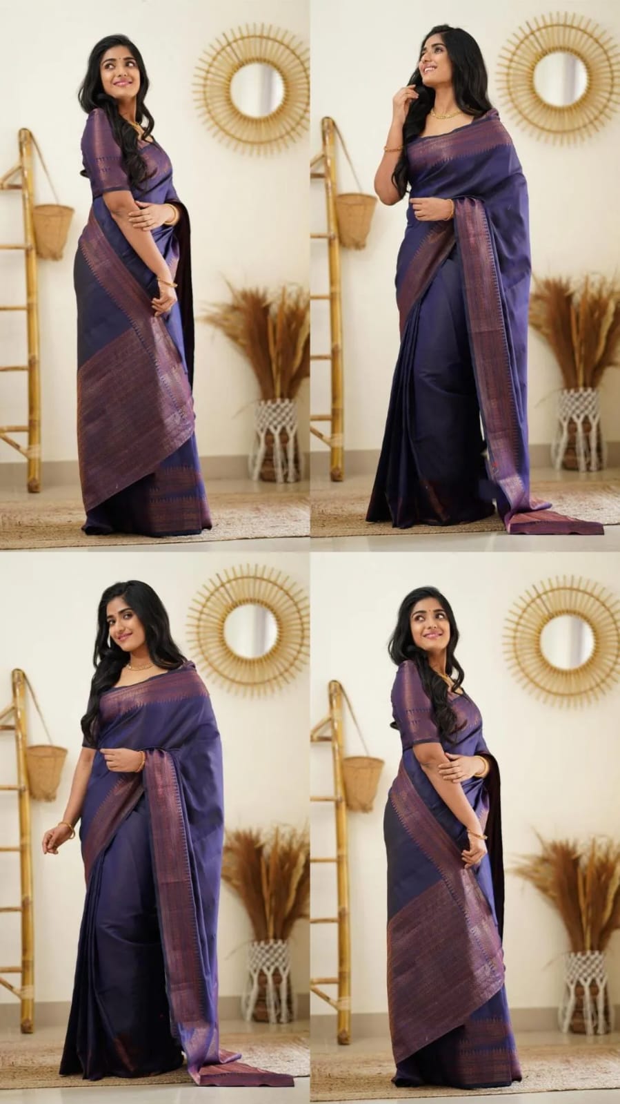 Soft fabric banarasi silk saree