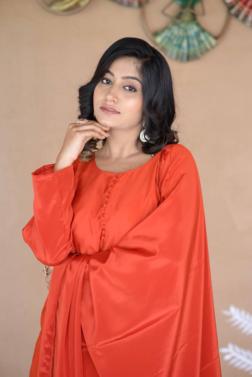  Pure Natural Silk Farsi Salwar Suit 