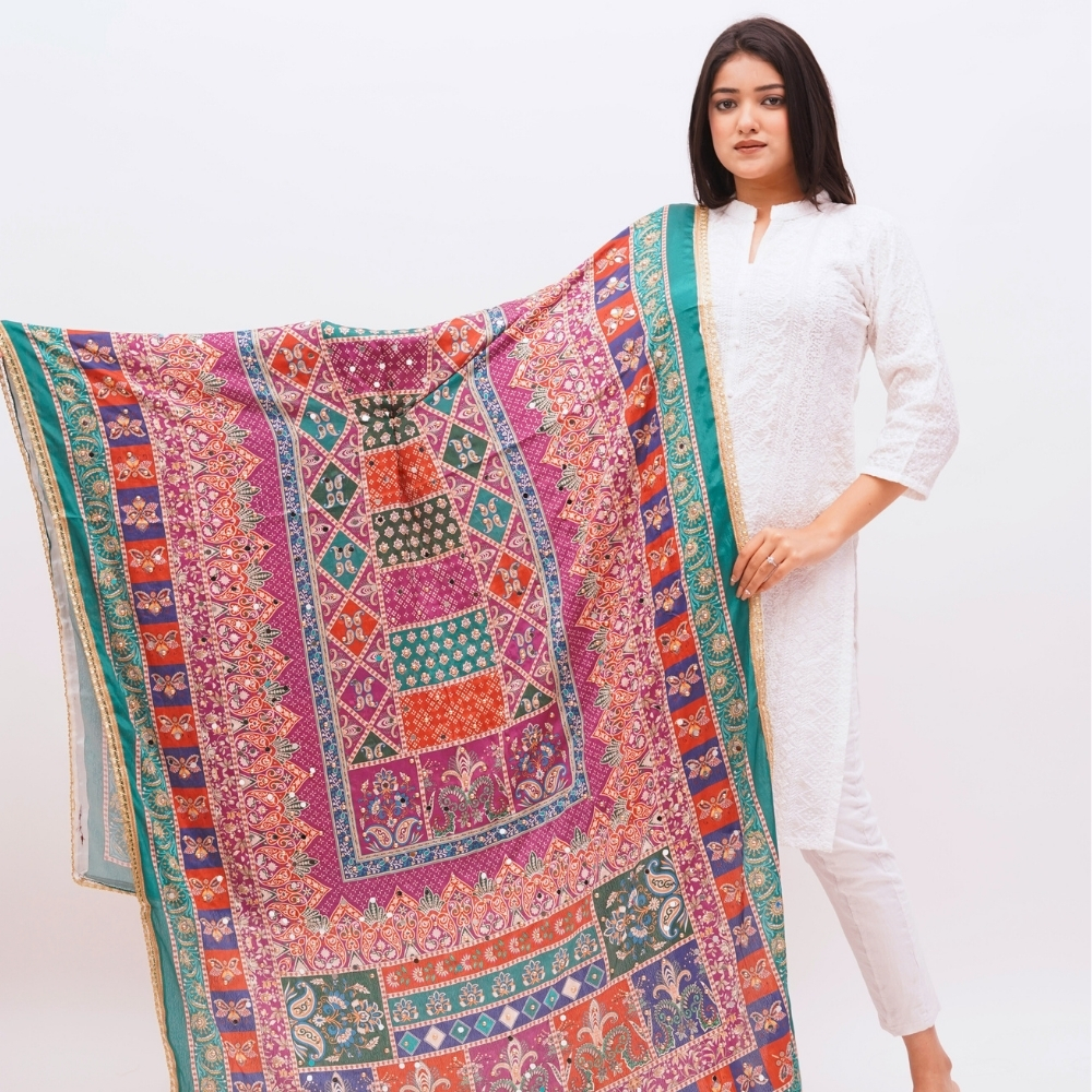 Digital print dupatta 