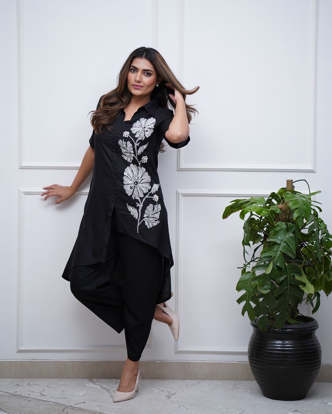  Embroidered Co-ord Set for Modern Elegance