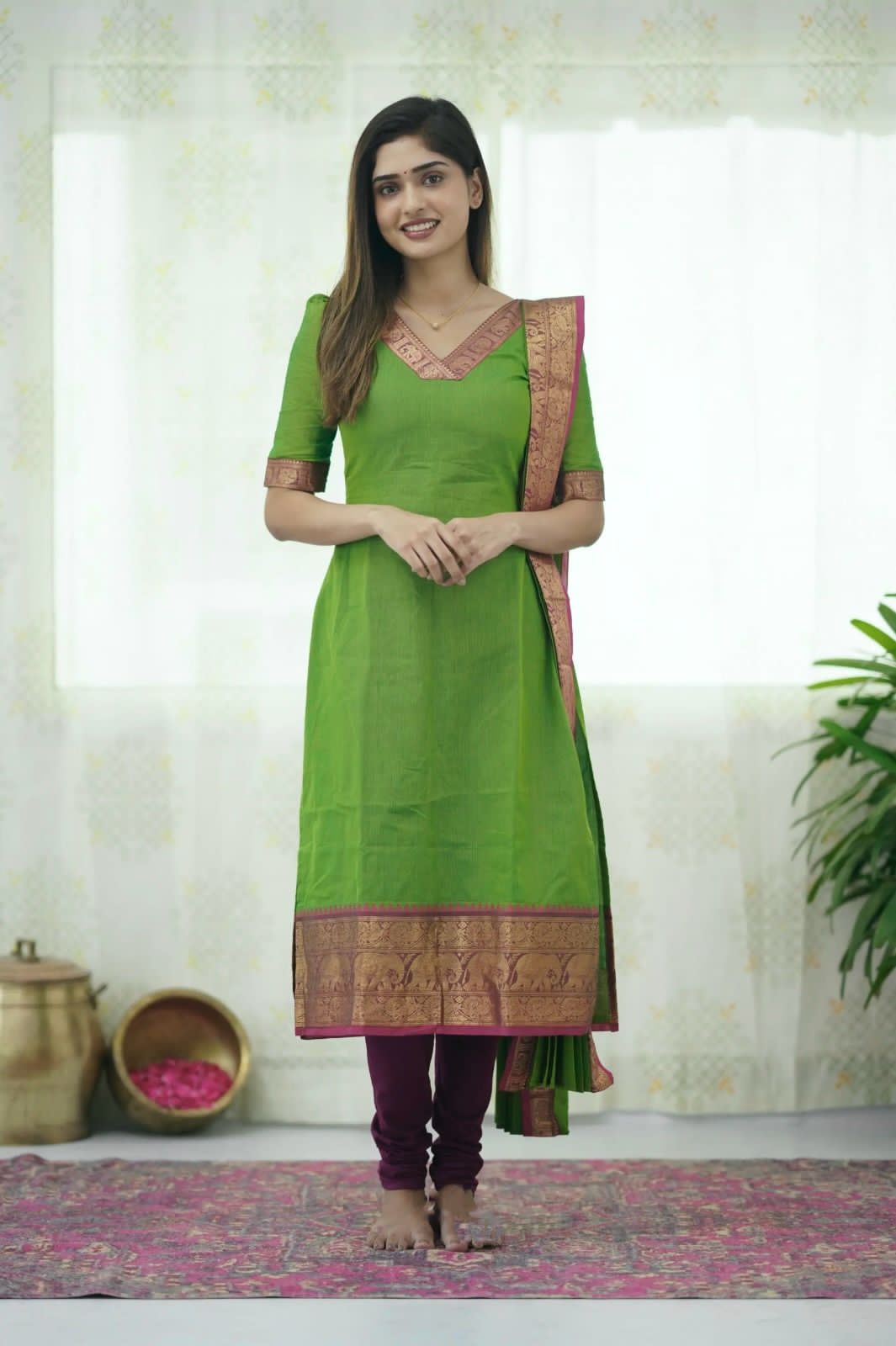 New Traditional Wear Kurti Duptta