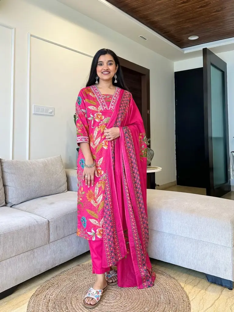  Summer Bloom Kurta Set