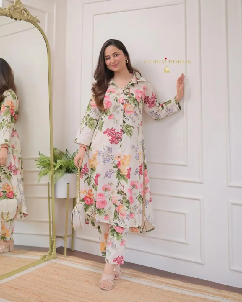  Floral Bliss Multicolor Kurta Set