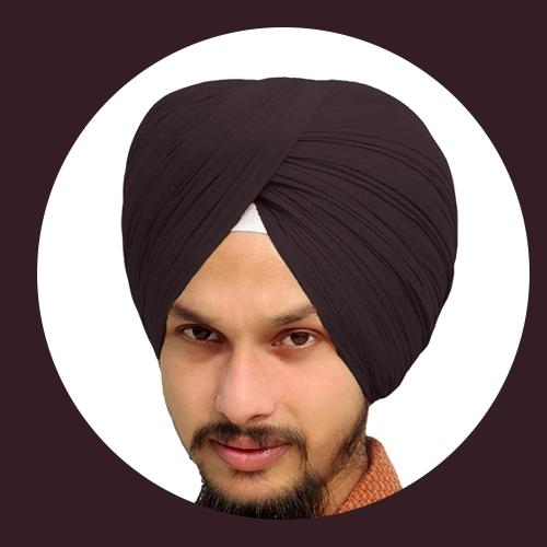 Bleache Cedar - Full Voile Turban