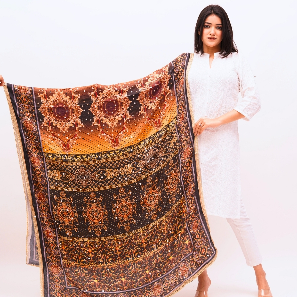 Digital print dupatta 