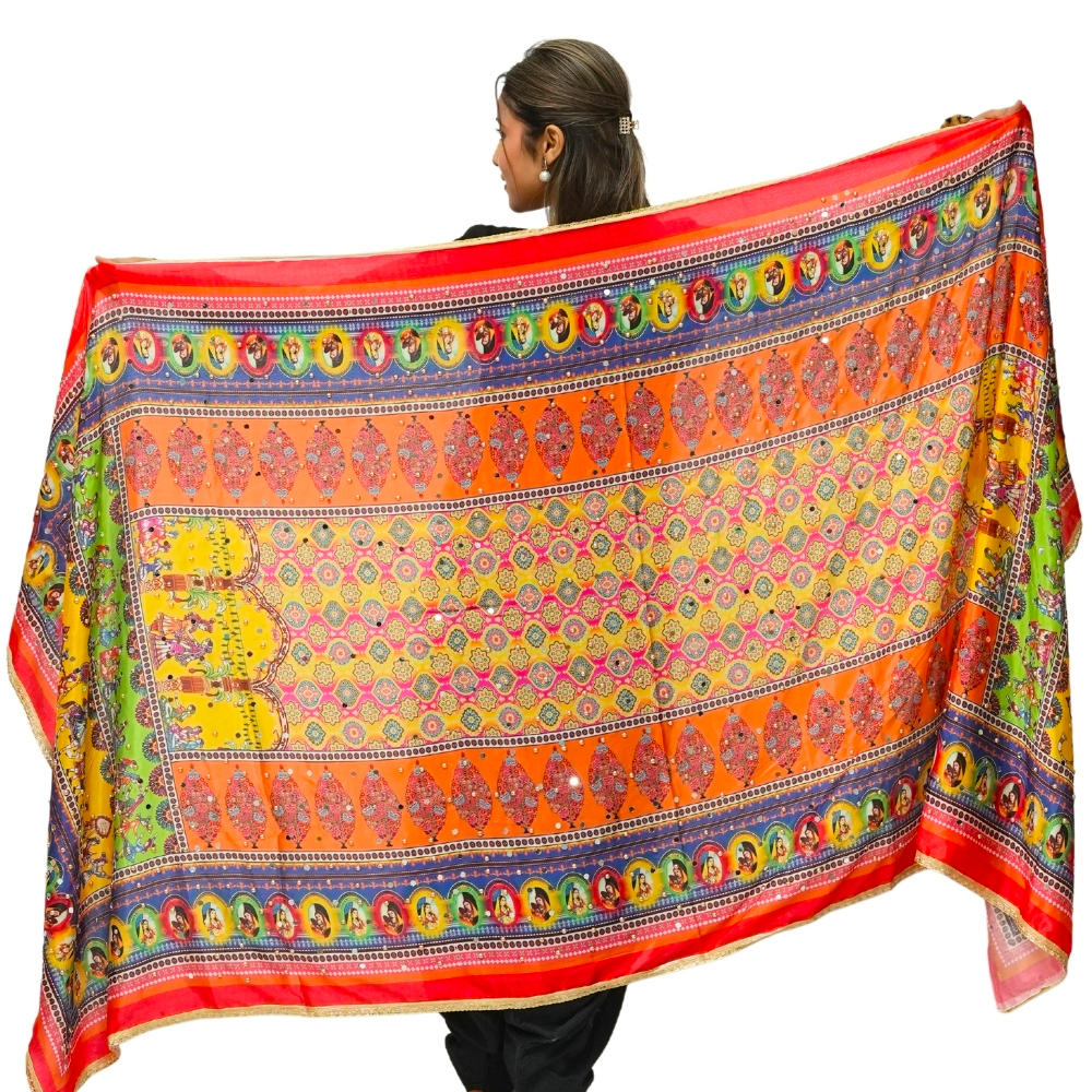 Vibrant Multicolor Dupatta 