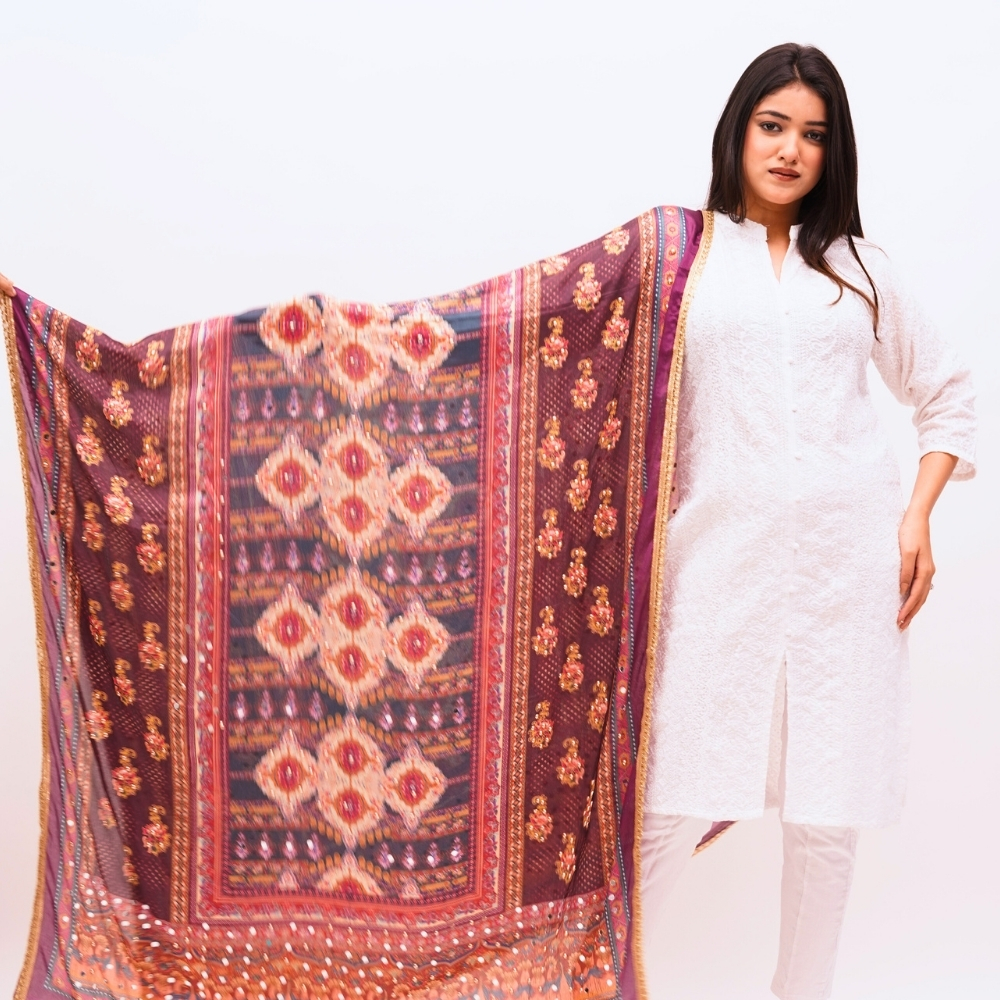 Digital print dupatta 