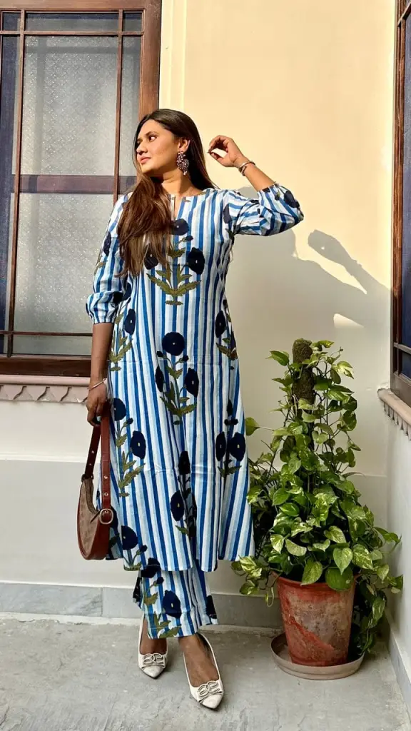  Royale Hand Block Printed Coord Set