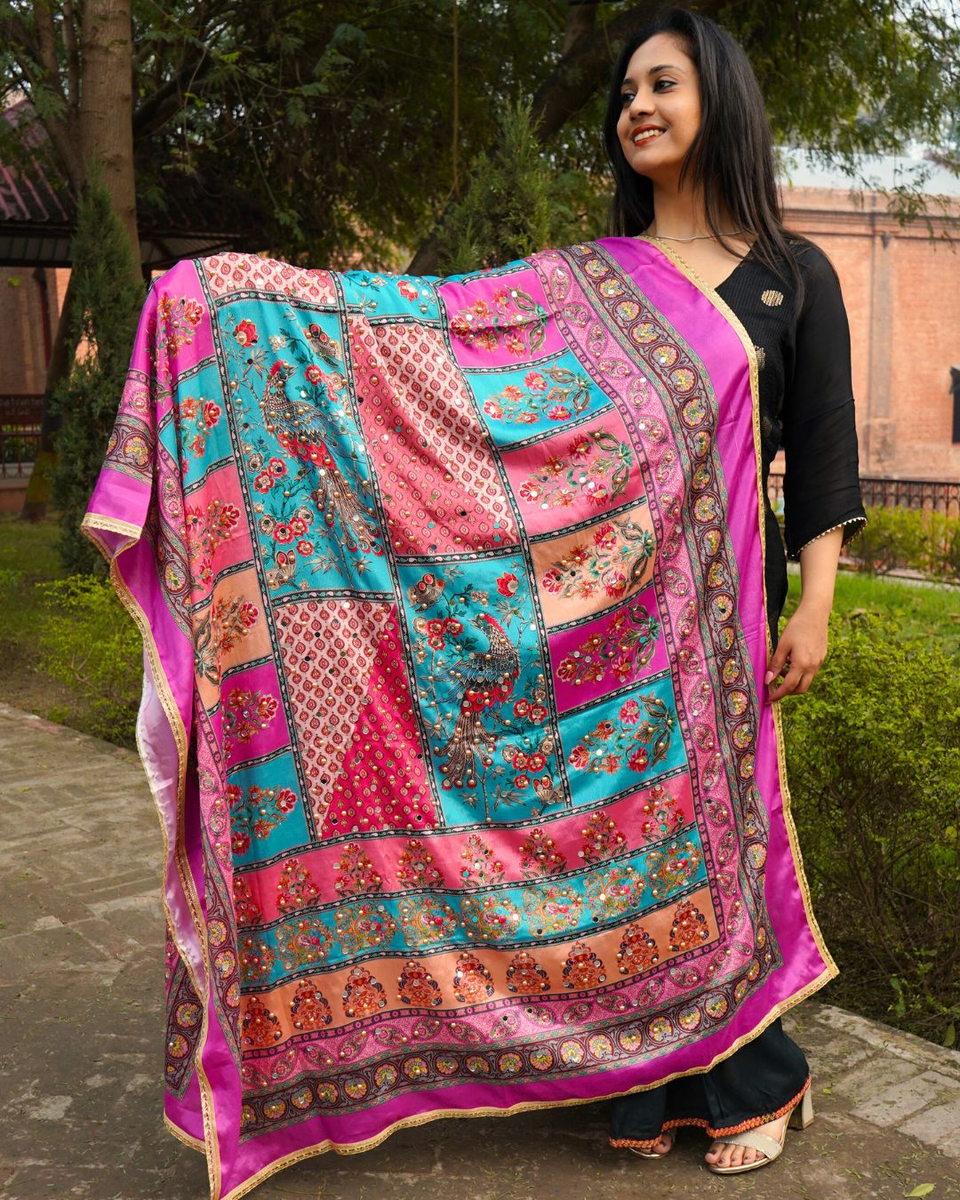 Vibrant Multicolor Dupatta 