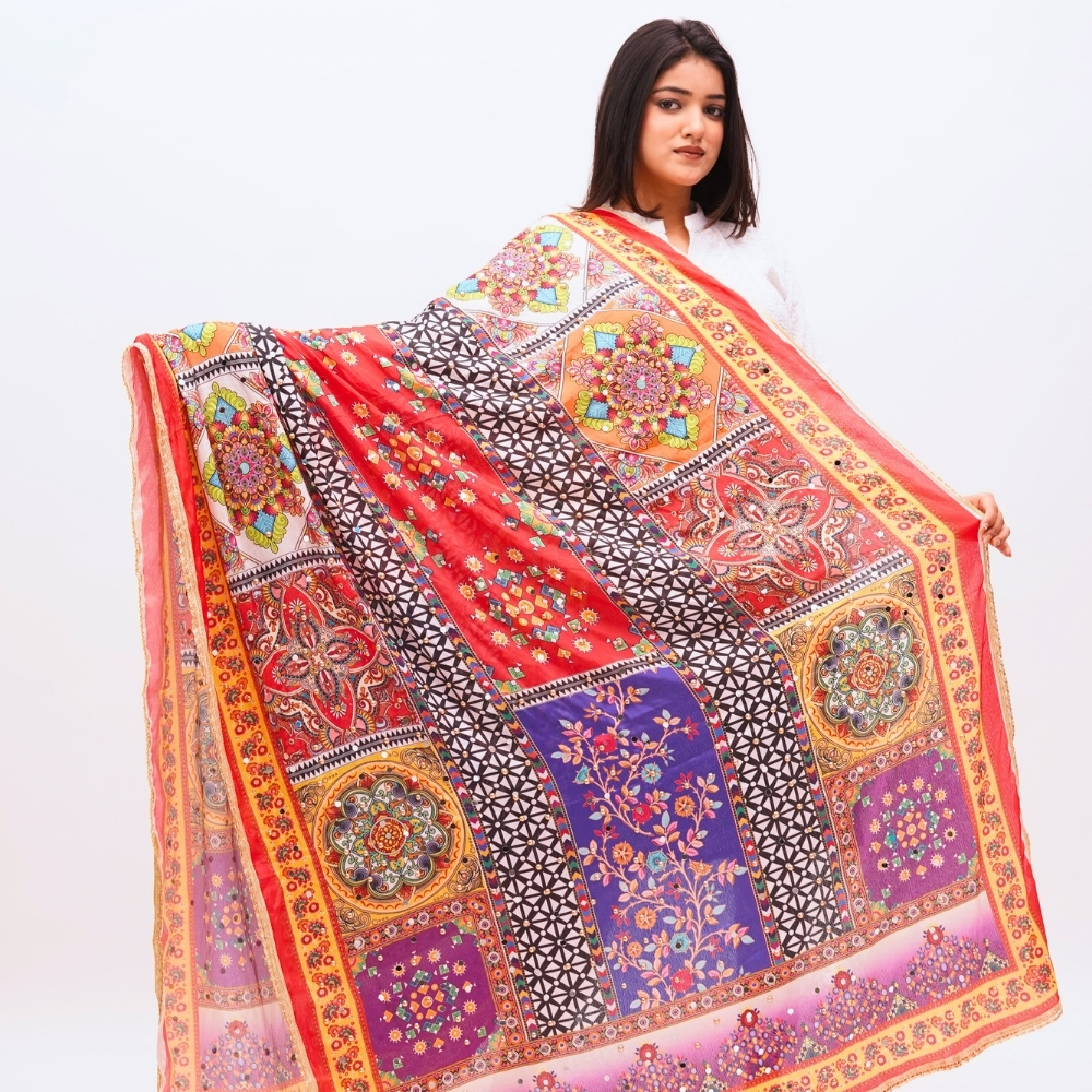 Digital print dupatta 